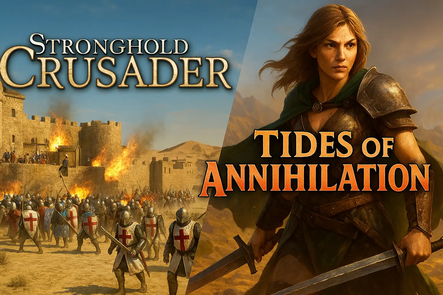 نسخه نهایی Stronghold Crusader + ورود حماسی Tides of Annihilation به دنیای گیمینگ!