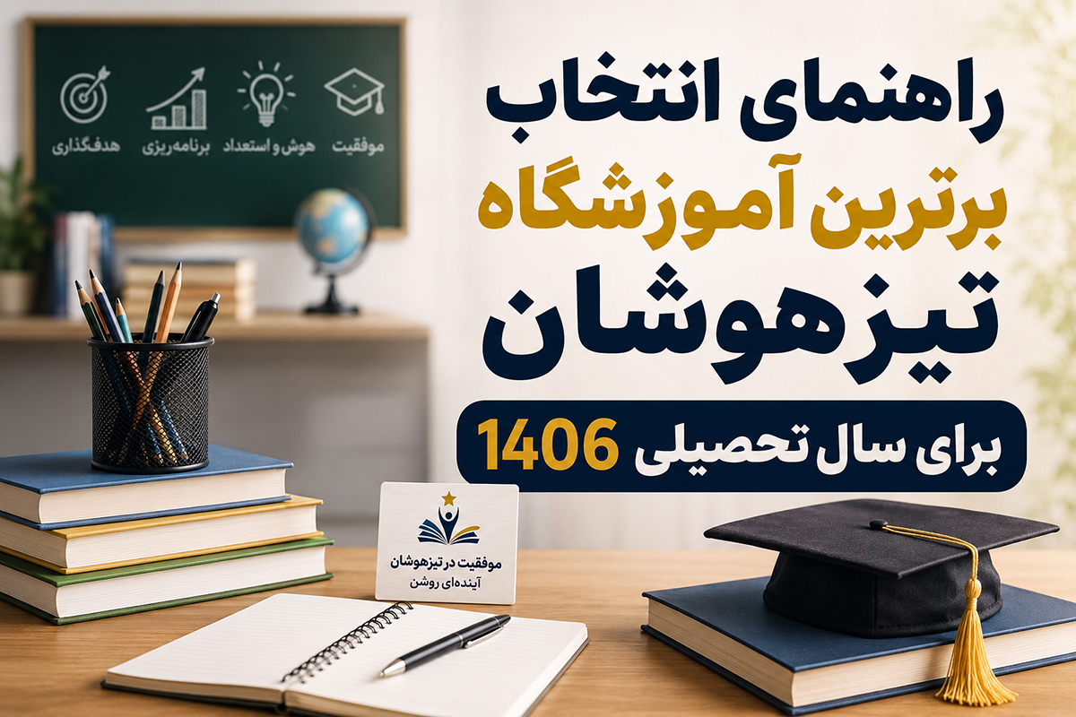 راهنمای انتخاب برترین آموزشگاه تیزهوشان برای سال تحصیلی 1406